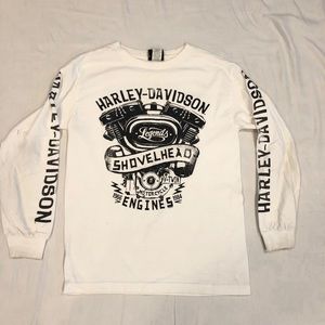 Boys Harley Davidson shirt.